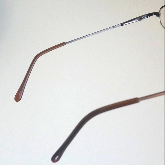 Vintage 90's Oval Bronzed Brown Reading Glasses - Picture 8 of 16